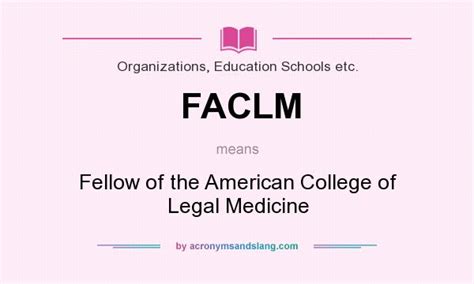 faclm|what does faclm stand for.